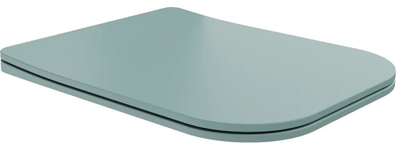 Mexen Teo седалка за тоалетна с плавно затваряне, slim, дуропласт, светло зелено мат - 39840048