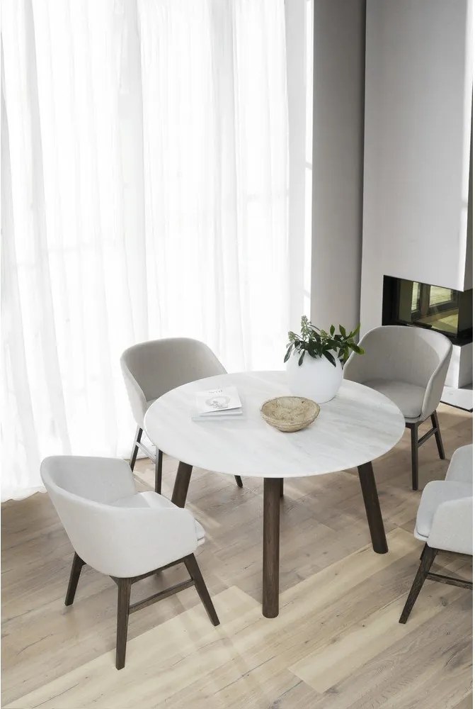 Бежови тапицирани трапезни столове в комплект 2 бр. Windham – Rowico