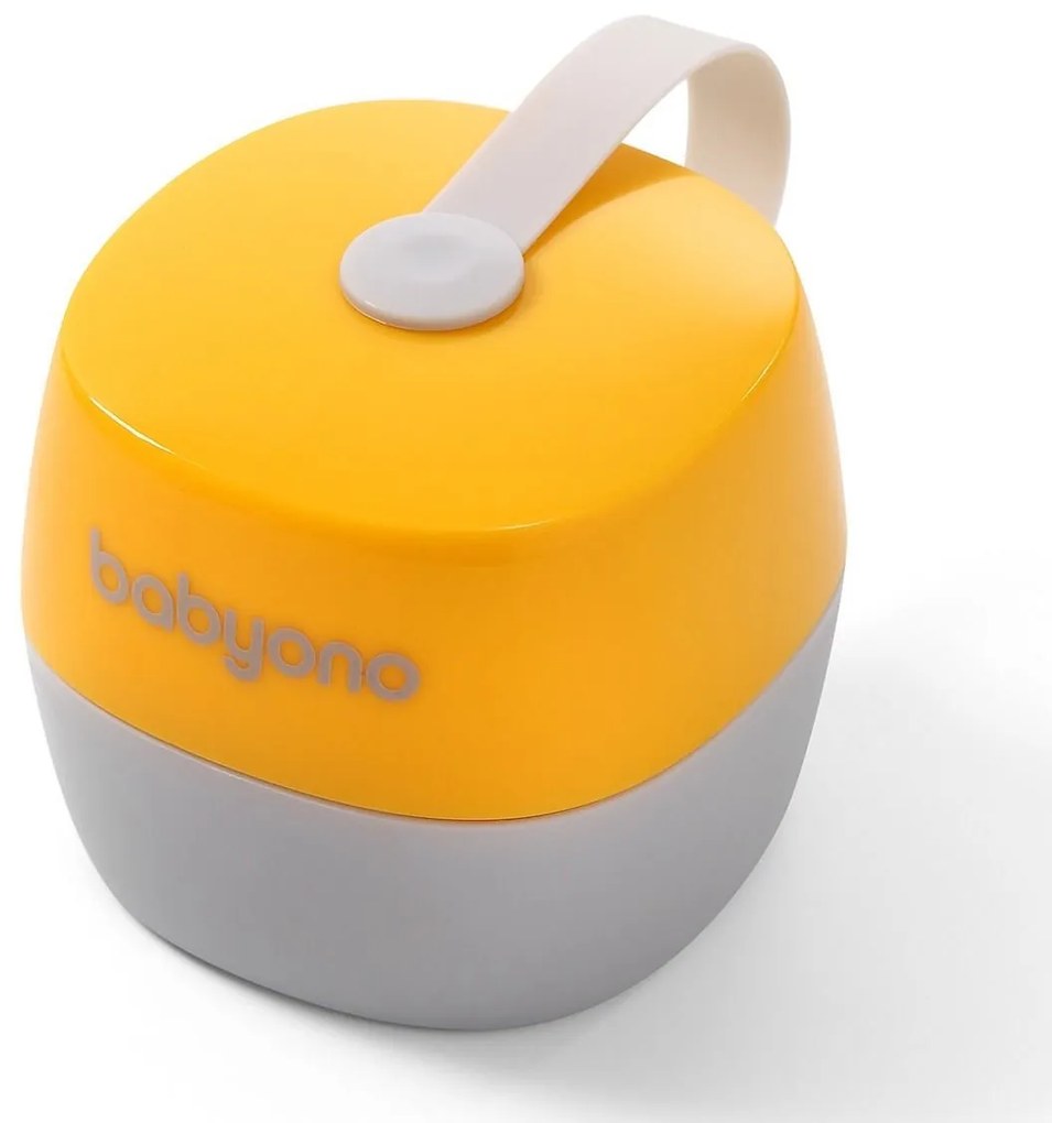 Кутия за залъгалка Babyono NATURAL NURSING жълта 535/03
