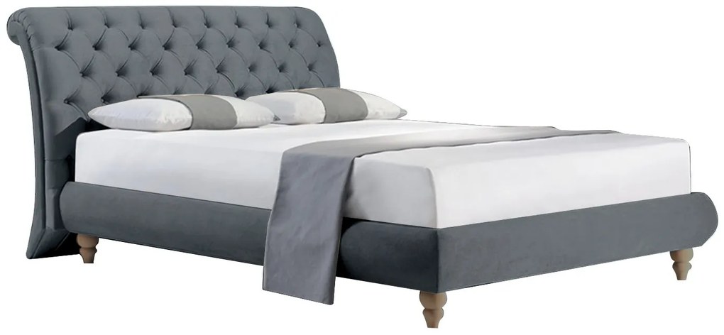 легло Ikelos Sutton-Black-180 x 200-Without Кутия за съхранение