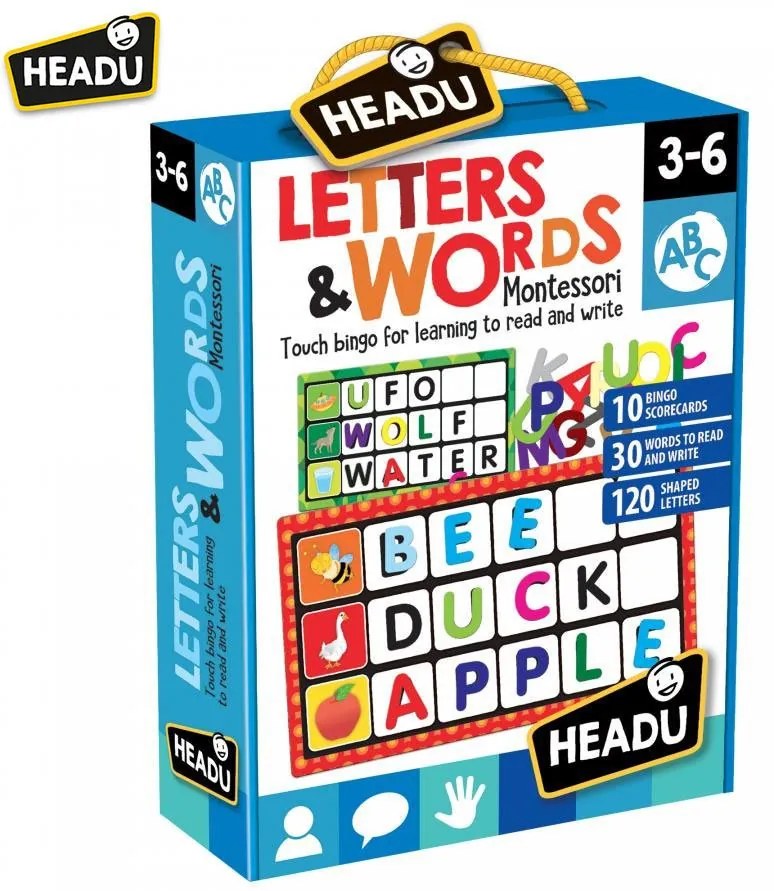 Headu - Докосни и разпознай буква - Монтесори