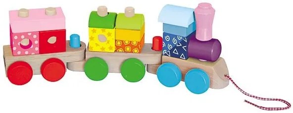Woody - Цветен дидактически влак