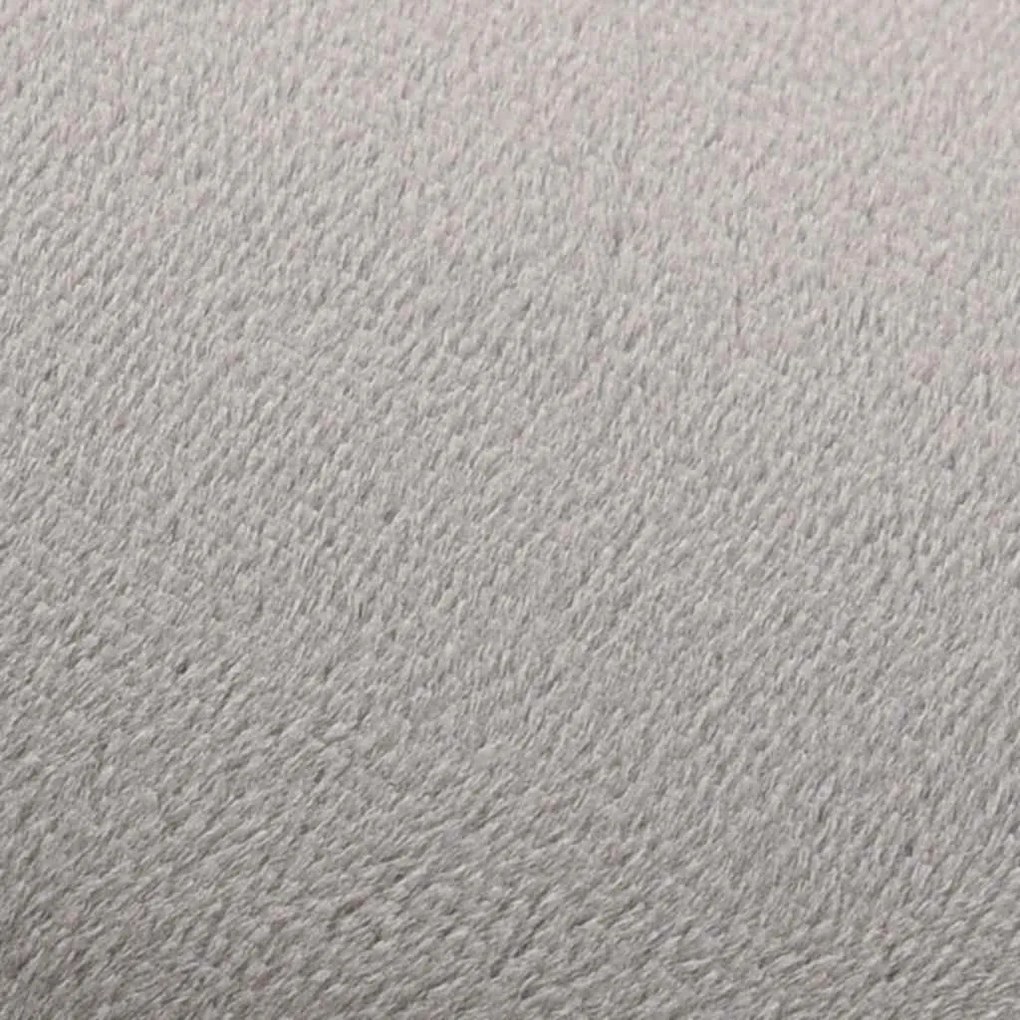 249834 vidaXL Табуретка, светлосиво и златисто, кадифе 28 x 36 cm