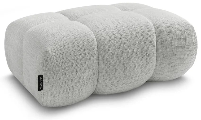 Светлосива шенилова табуретка Ivane – Bobochic Paris