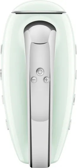 Ръчен миксер SMEG 50's Style HMF01PGEU, 250W, 9 скорости, Турбо, Скрит LED дисплей, Таймер, Аксесоари, Зелен