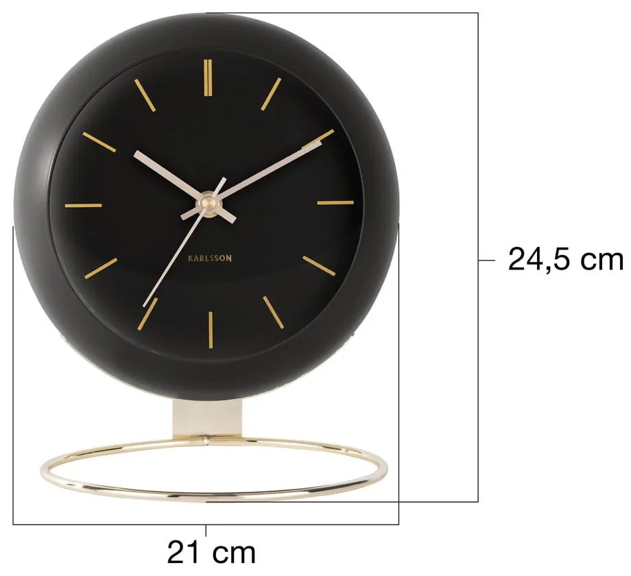 Настолен часовник ø 21 cm Globe – Karlsson
