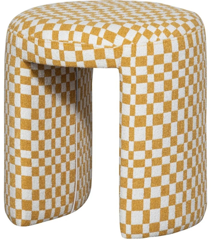 Жълт тапициран стол Charlie – WOOOD