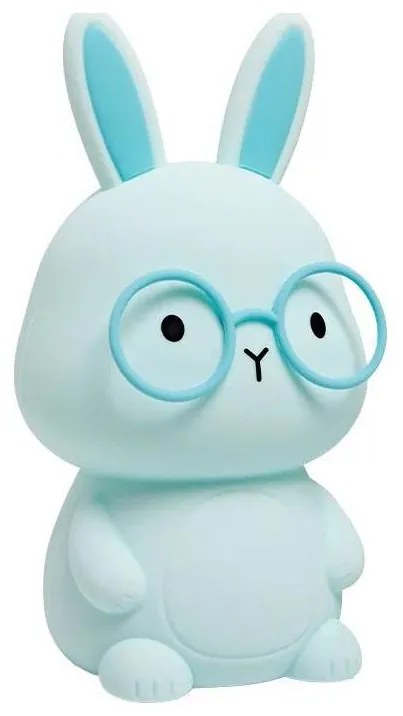 LED RGBW Димируем детски докосване лампа FLORKA LED/1W/5V USB 1200 mAh син