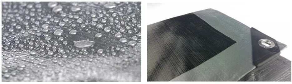 Сребриста водоустойчива мушама 3m x 4m