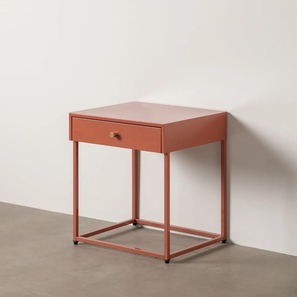 Теракотено нощно шкафче Nara – Ixia