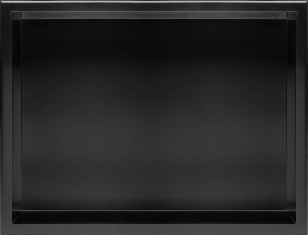 Вграден рафт за баня 30x45 matte black