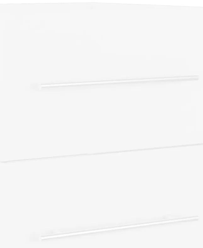 804683 vidaXL Долен шкаф за мивка, бял, 41x38,5x48 см, инженерно дърво