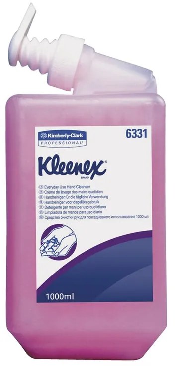 Kimberly-Clark Течен сапун Kleenex Everyday, с глицерин, 1000 дози, 1 L, розов