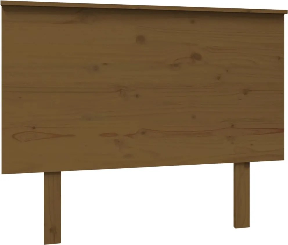 819158 vidaXL Горна табла за легло, меденокафява, 104x6x82,5 см, бор масив
