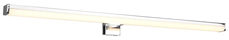 LED лампа за стена в блестящо сребристо (дължина 60 см) Lino - Trio