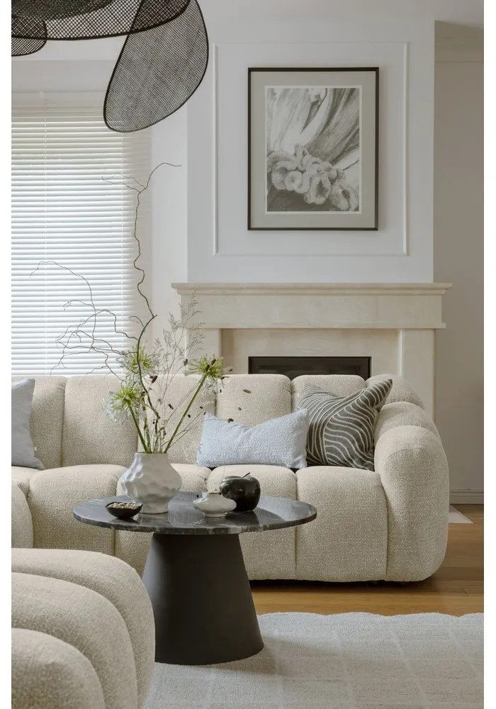 Бежов ъглов диван (десен ъгъл/U форма) Shell – Miuform