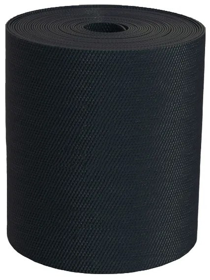 Разделителна лента за тревни площи PP TERRA, черно, H15 cm x L9 m