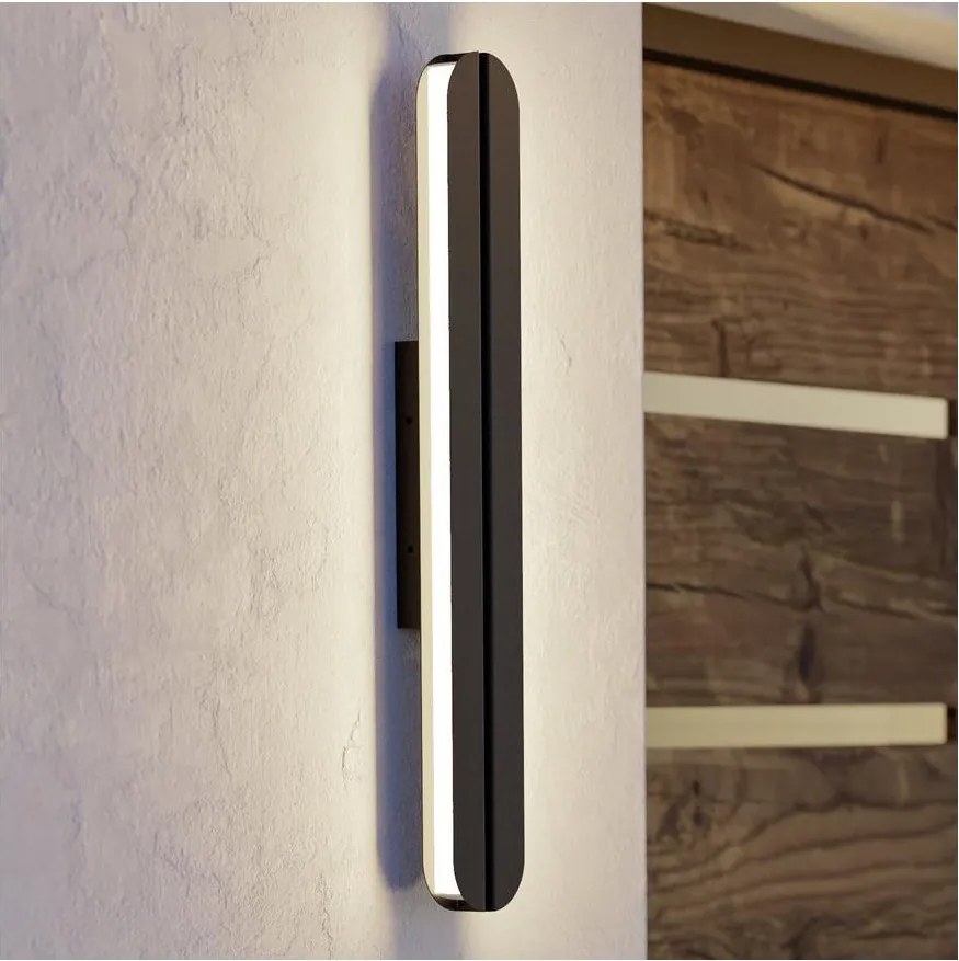 Eglo 902221 - LED външно стенно осветително тяло VASCELLA LED/10,5W/230V IP44 черно