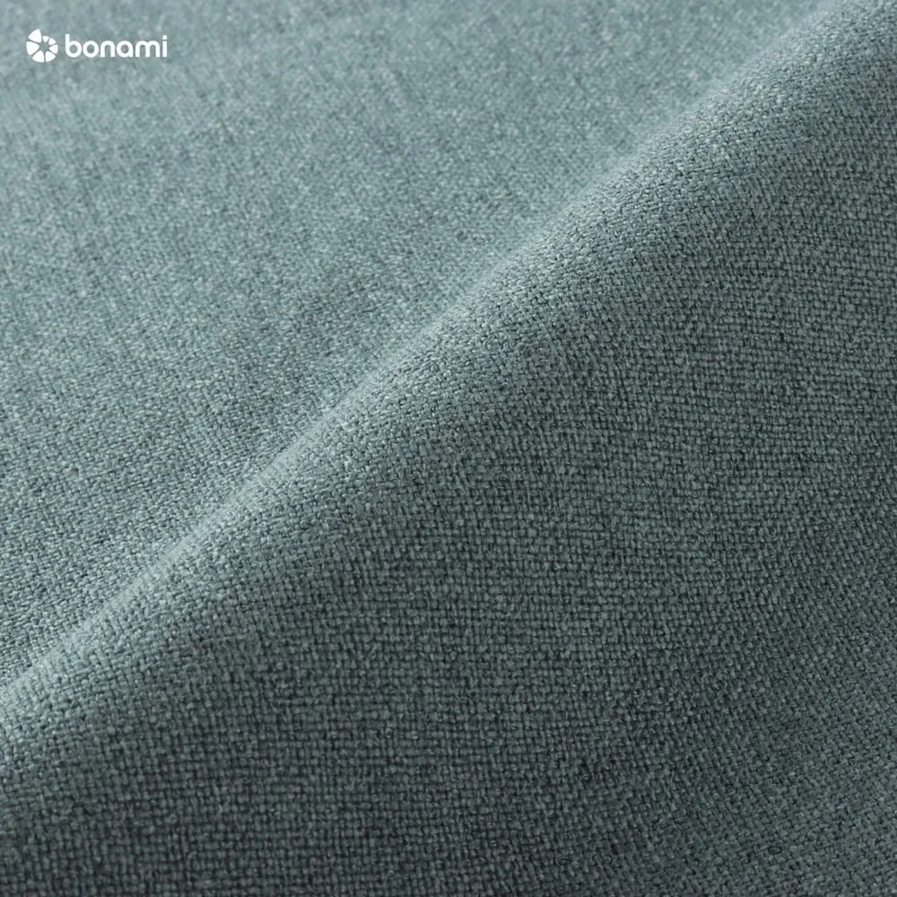 Сиво-синьо двойно легло 160x200 cm тапицирано с място за съхранение с включена подматрачна рамка Mattis – Meise Möbel