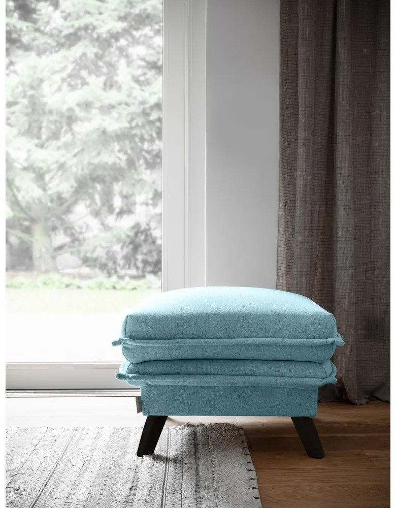 Светлосиня табуретка за крака Charming Charlie - Miuform