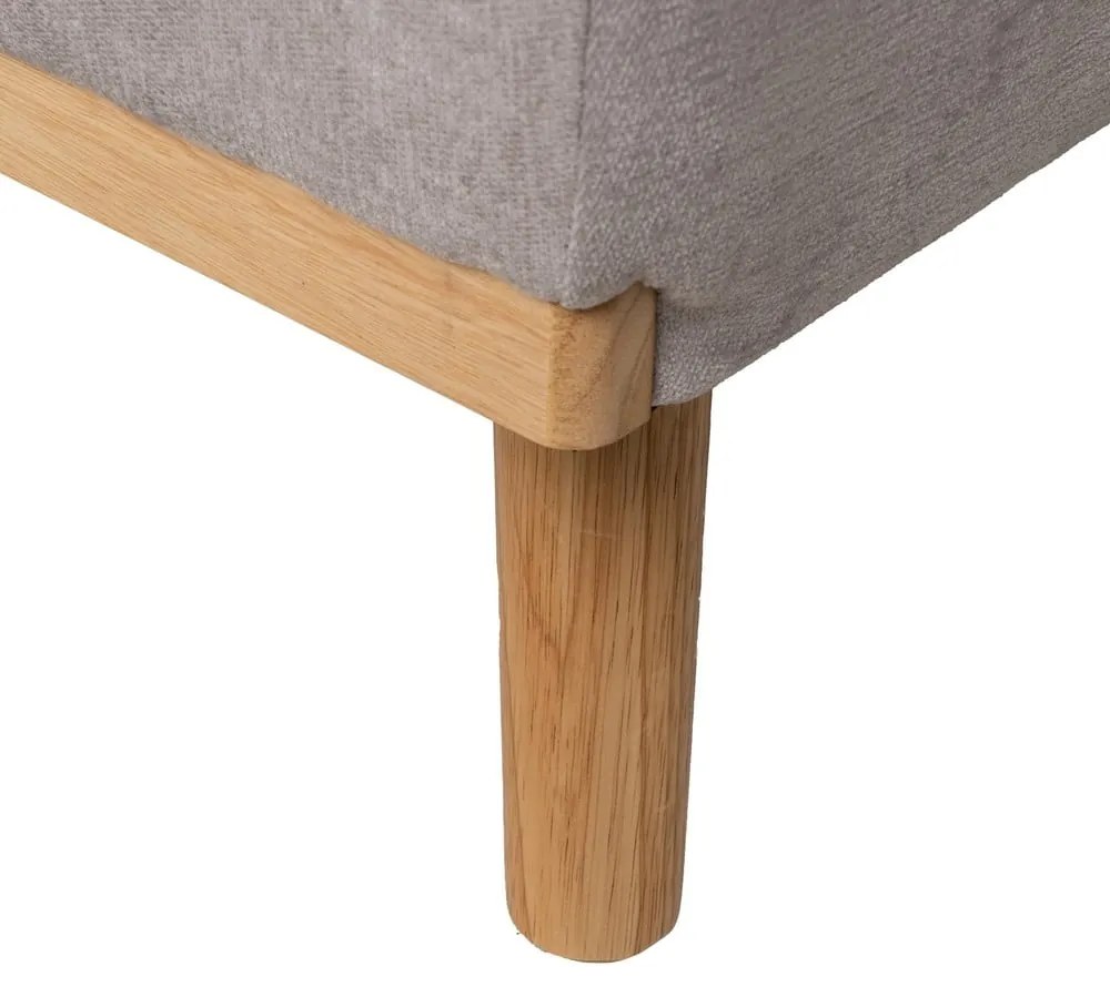 Светлосив шенилов разтегателен диван 178 cm – Ixia