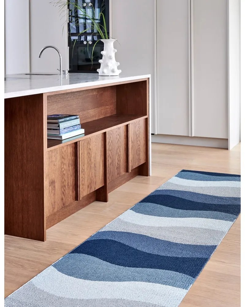 Син килим за открито и закрито 70x100 cm Urvi Water – Pappelina