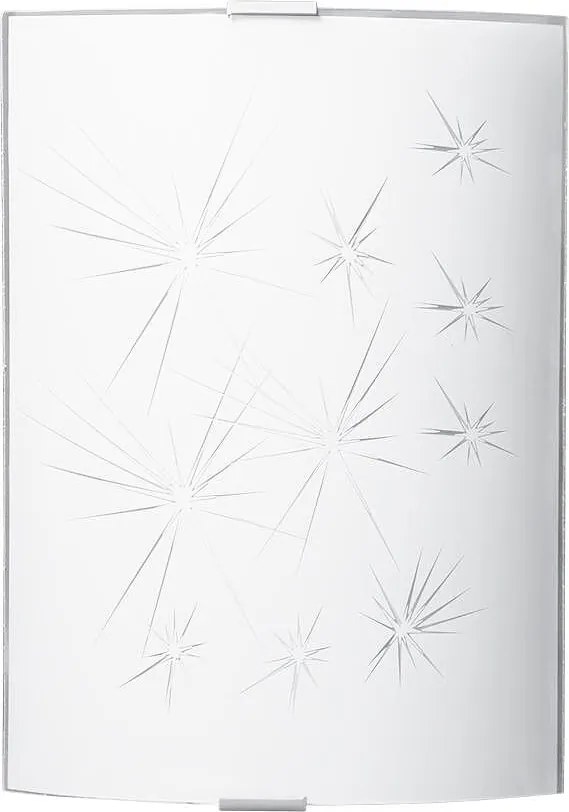 Аплик ИСКРИ, 200х290, бял гланц, 1xE27