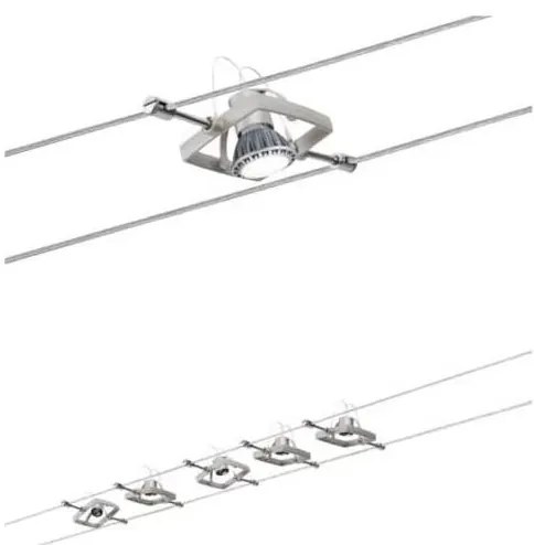 Paulmann 94134 - Комплект 5xGU5,3/10W точкови лампи MAC 230V бял