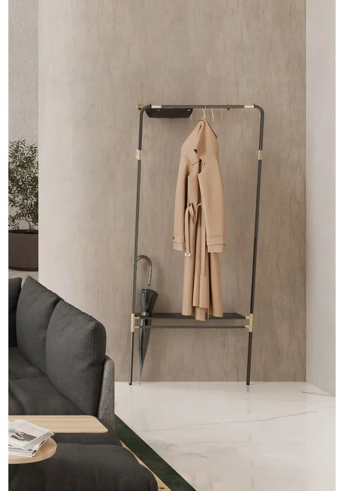 Черен метален комплект за коридор Lean On Me - UMAGE