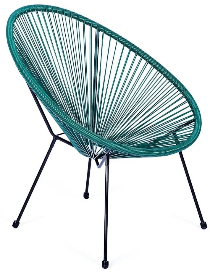 Зелен градински стол метален/пластмасов Avocado Comfort – Bonami Selection