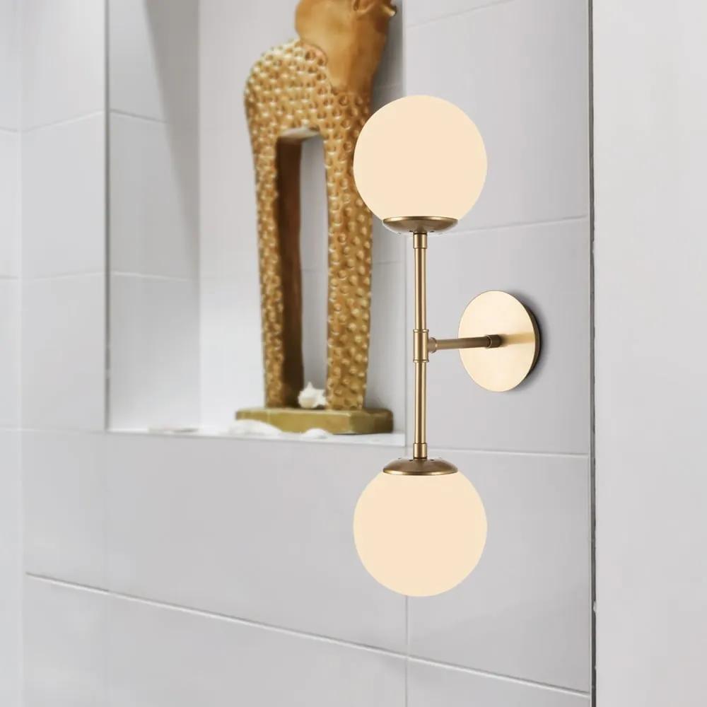 Стенна лампа в златист цвят , дължина 58 cm Kruva - Squid Lighting