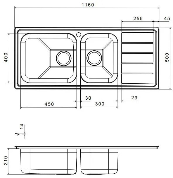 Измийте Apell Linear 8516