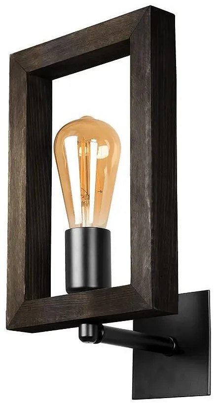 Аплик ТИЕРА, венге, 1xE27