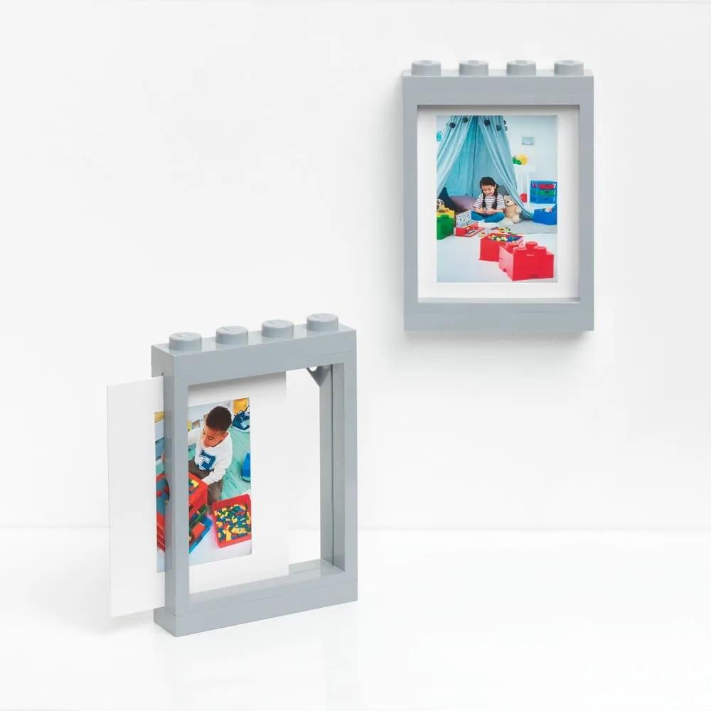 Сива фоторамка , 19,3 x 26,8 cm - LEGO®