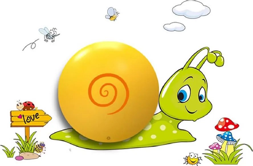 LED детска стенна лампа LED/0,6W/3xAAA