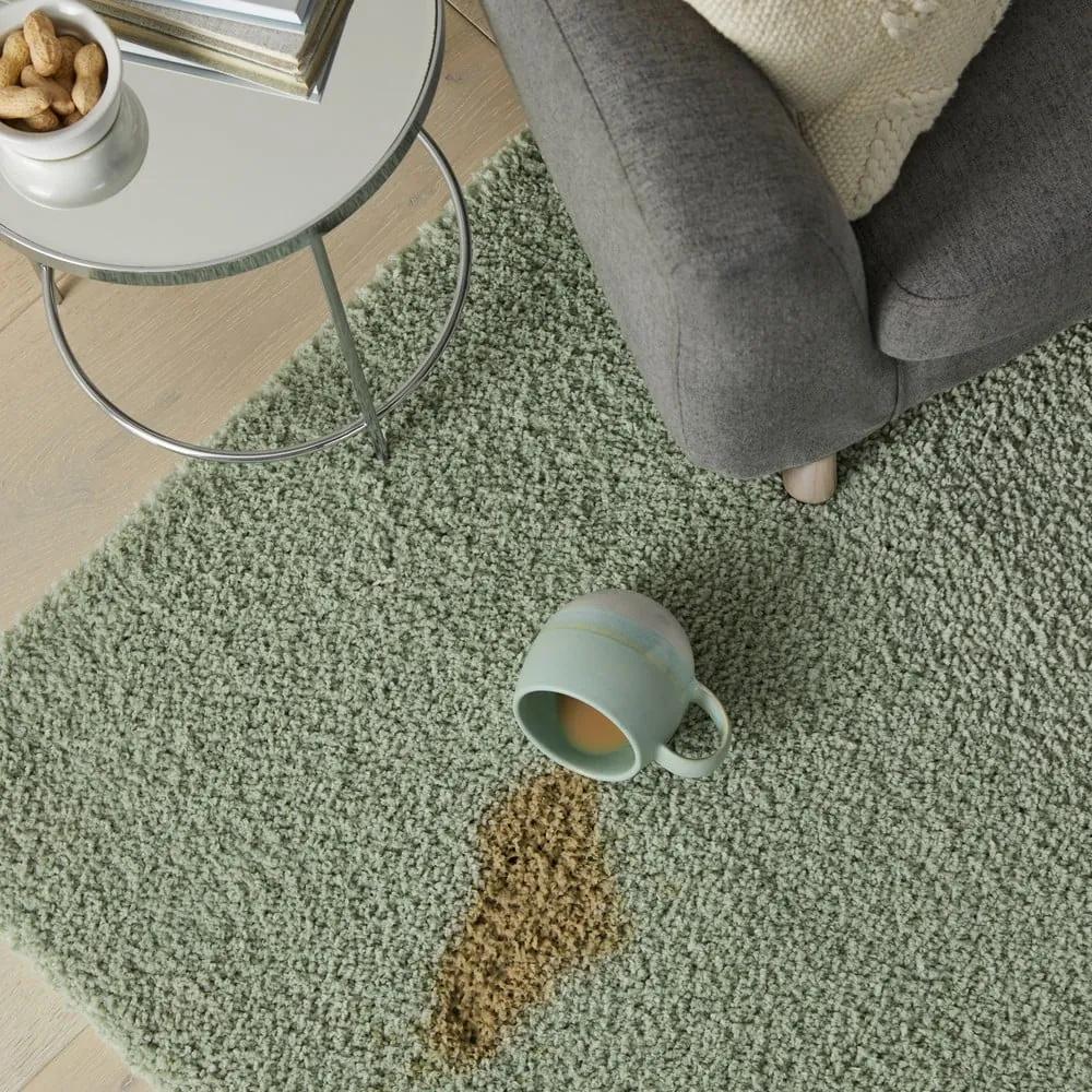 Бежов килим от рециклирани влакна подходящ за пране 120x170 cm Fluffy – Flair Rugs