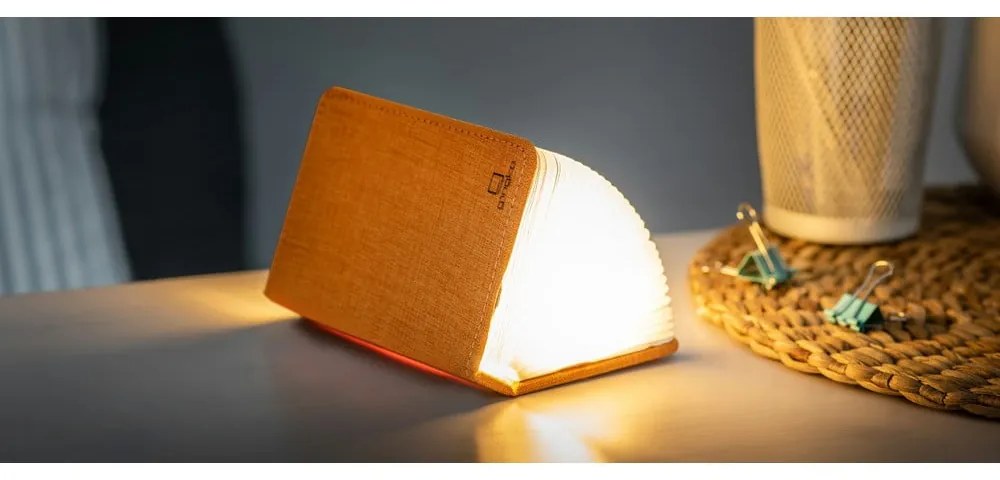 Оранжева светлинна декорация с USB Booklight – Gingko