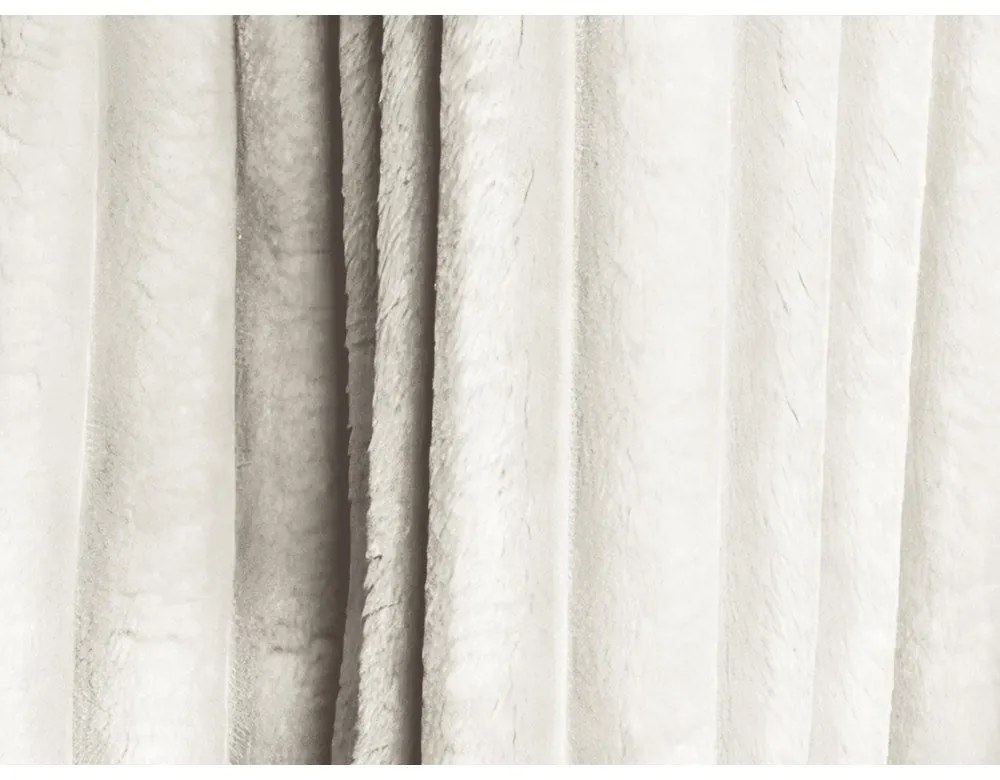 Бежов разтегателен диван с място за съхранение от рипсено кадифе 266 cm Kini – Makamii