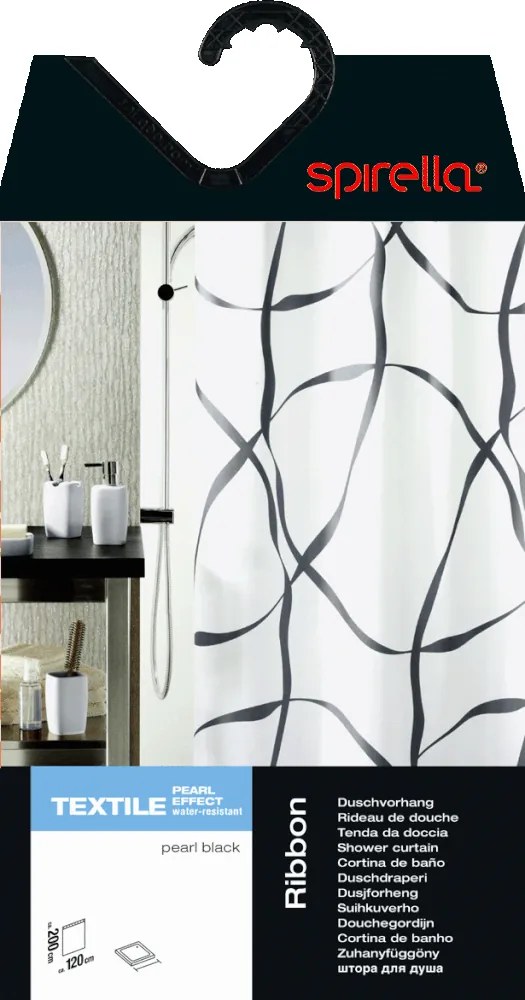 Завеса за душ 180x200 cm Ribbon – Spirella
