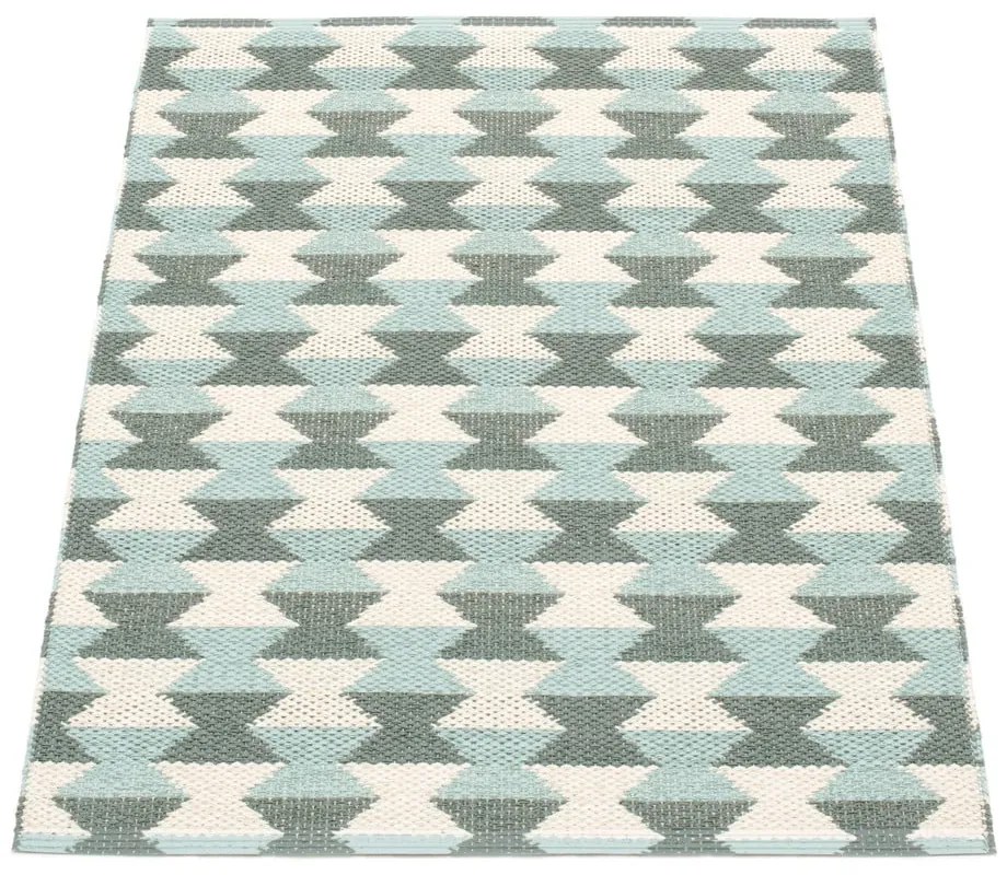 Зелен и тюркоазен килим за открито и закрито 70x100 cm Dana Army – Pappelina