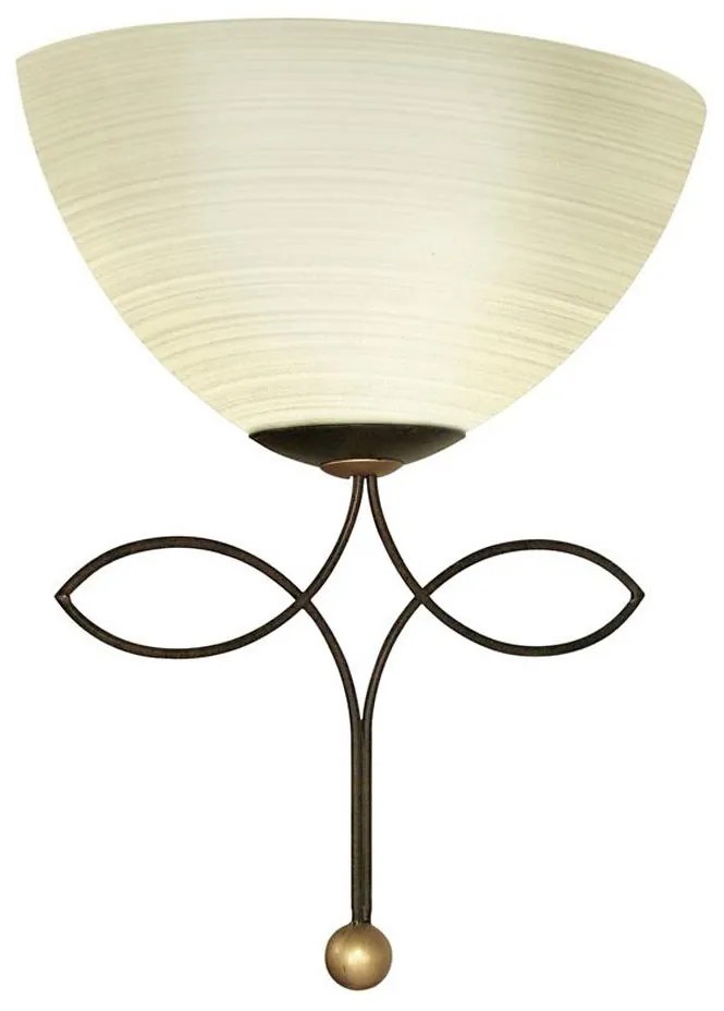 EGLO 89135 - Стенна лампа BELUGA 1xE27/60W антично кафява