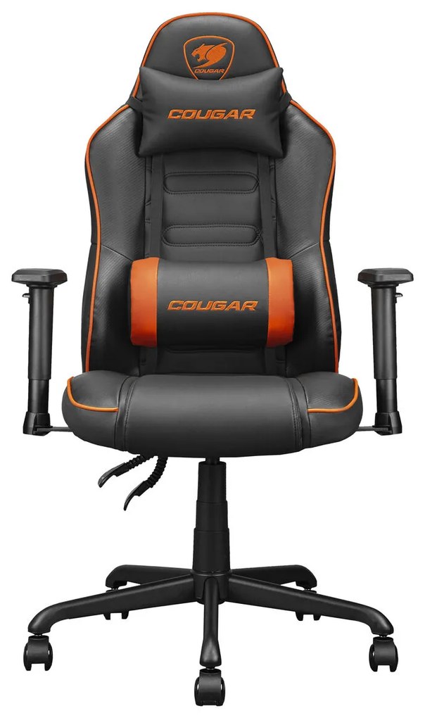 Стол за игри Cougar Fusion S Черен Черен/Оранжев