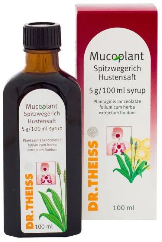 Сироп за кашлица Natur Produkt Mucoplant Dr-Theiss, Теснолист живовлек, 250 мл