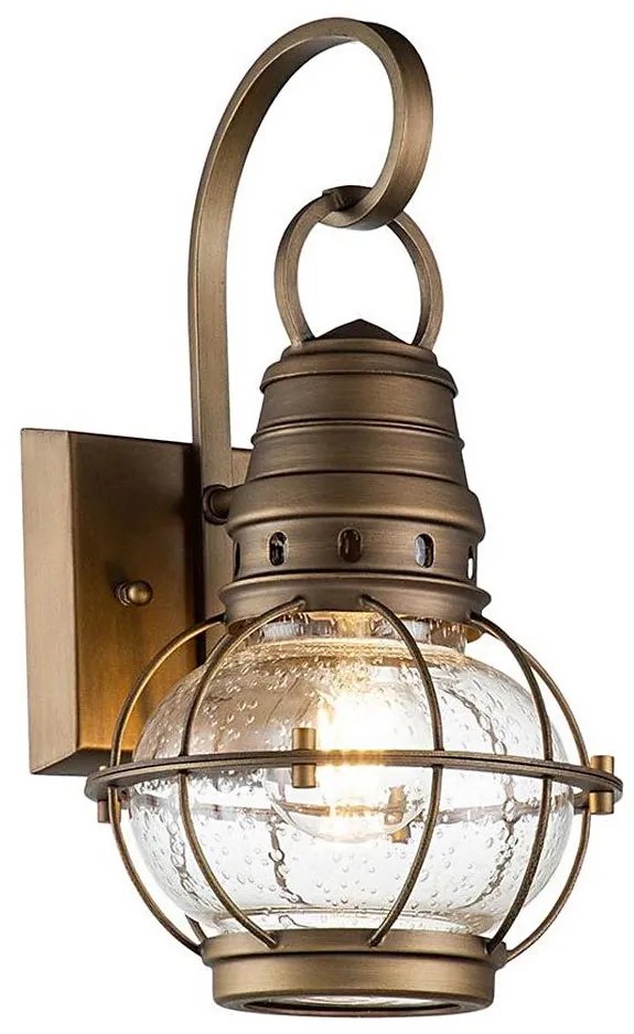 Kichler KL-BRIDGEPOINT-S-NBR - Външно осветително тяло BRIDGEPOINT 1xE27/60W/230V IP44