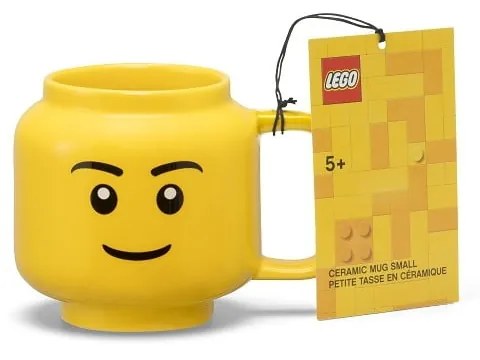 Жълта керамична бебешка чаша 255 ml Head - LEGO®