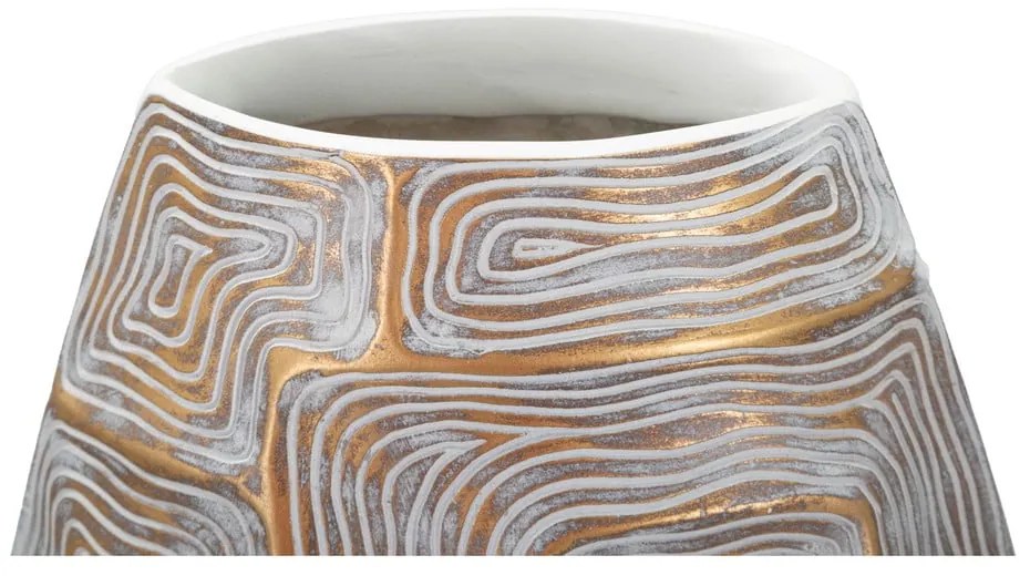 Ваза от полирезин в златисто (височина 59,5 cm) Eclips – Mauro Ferretti