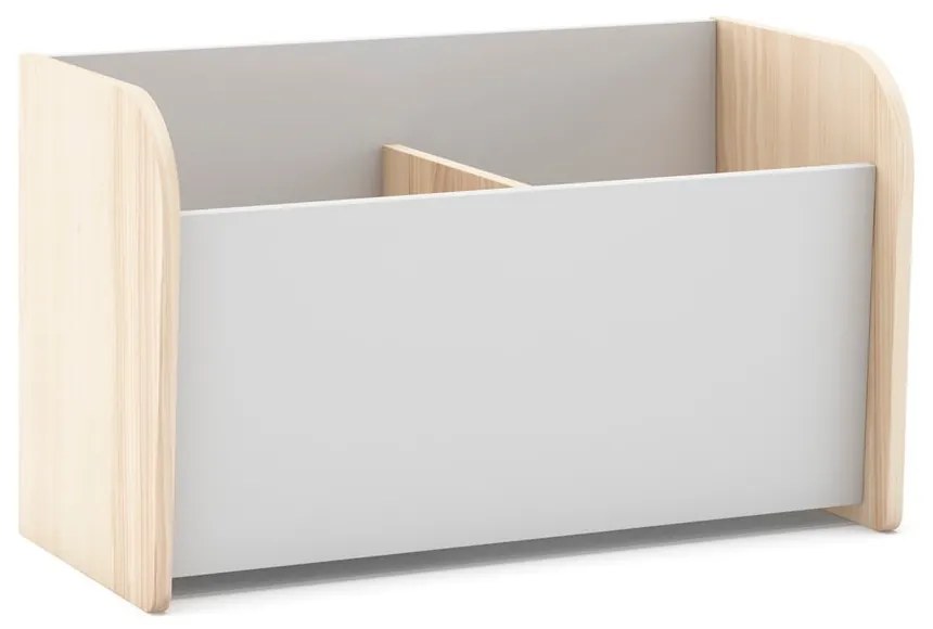 Бяла детска библиотека 70x42 cm Esteban – Marckeric