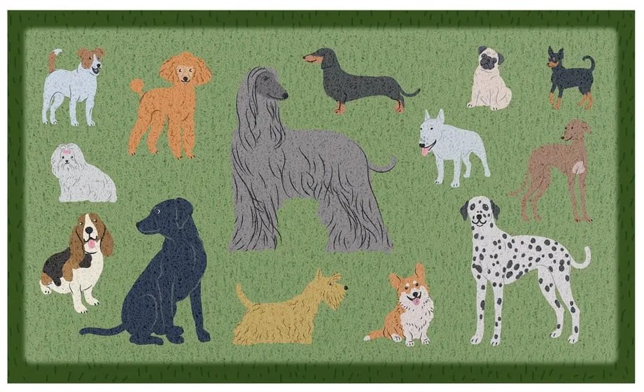Изтривалка 40x70 cm Dog Breeds – Artsy Doormats