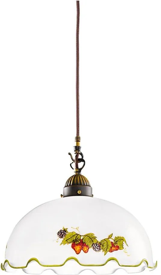 Kolarz 731.30.114 - Полилей на кабел NONNA 1xE27/75W/230V Ø 30 см вино/ягода