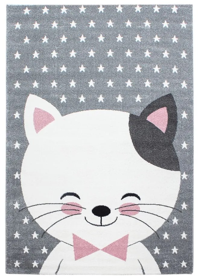 Розово-сив детски килим 140x200 cm Kids – Ayyildiz Carpets